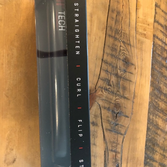 CHI Tech Farouk 1" Ceramic flat iron new in box flattens curls straightens - Picture 3 of 6